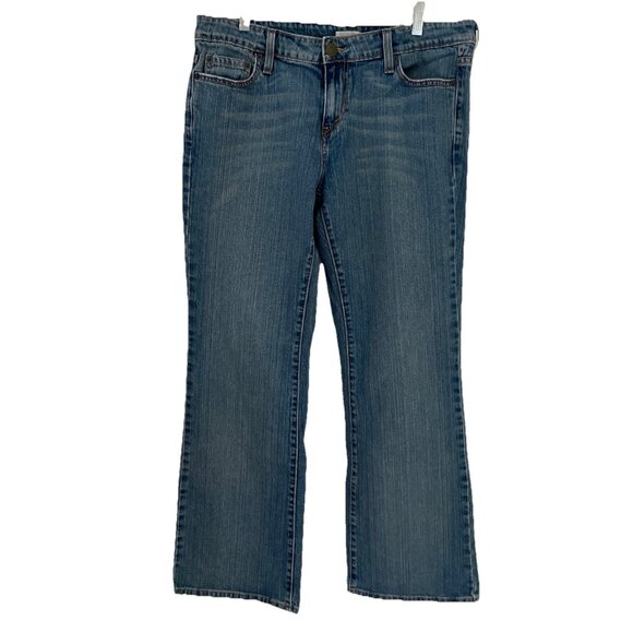 Vintage Y2K Levi’s 545 Jeans Women’s 14M Low Rise Boot Cut Denim Jeans Stretch - Picture 1 of 14